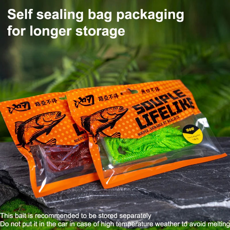 15PCS Floating Soft Shrimp Fishing Bait 5/6/7CM NED Rig Wobbler Shrimp Swim Lure Jig Salt Silicone Swimbait with Fish Attractant