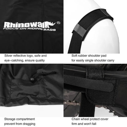 Rhinowalk Road Bicycle Storage Bag Cover Portable Fits 27.5" And below MTB/700C Road Bike Light Bike Travel Carry Shoulder Bag