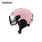 Eastinear polar bear Ski Helmet Men Snow Goggles In One Anti-Impact Snowboard Helmet For Adult Women Snowboard Safety Helmet