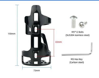 Deemount Bicycle Water Bottle Holder 65mm PC Mold-in Plastic Bottle Cage Carrier Rack Light Weight  Cycling Parts BKG-008