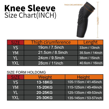 1Pair Youth Children Sports Anti-Collision Knee Pads Elastic Breathable Knee Support for Cycling Basketball Football Skateboard