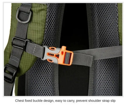 50L Travel Backpack Camping Bag For Men Large Hiking Bag Tourist Rucksack Waterproof Outdoor Sports Climbing Mountaineering Bag
