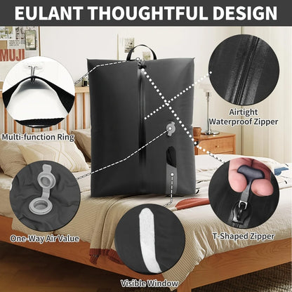 1/2pcs Luggage Vacuum Compression Bag Compression Storage Bag Reusable Travel Vacuum Sealed Bag for Travel Business Trips