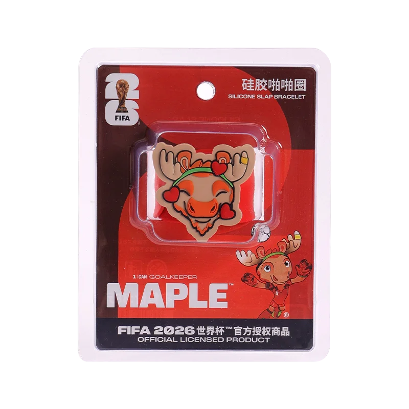 FIFA 2026 World Cup Mascot Silicone Slap Bracelets Fashion Wristband Toys Unisex Casual Jewelry Accessories for Men Women