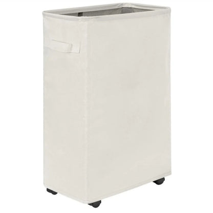 1PC Laundry Basket With Wheels And Lid,Closed Laundry Hamper,Suitable For Bedrooms,Bathtubs,Laundry,Dormitories