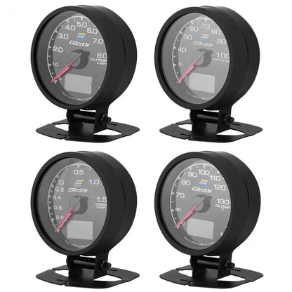 7 Color Car GReddi LCD Digital Display Turbo Boost Water Temp Oil Temp Oil Press Racing Meter Fuel Pressure Air Fuel Ratio Gauge