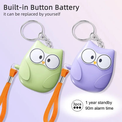 2025 Small and Easy To Carry Anti-attack Self-defence Alarm Rechargeable Battery Loud Key Chain 130db Personal Alarm