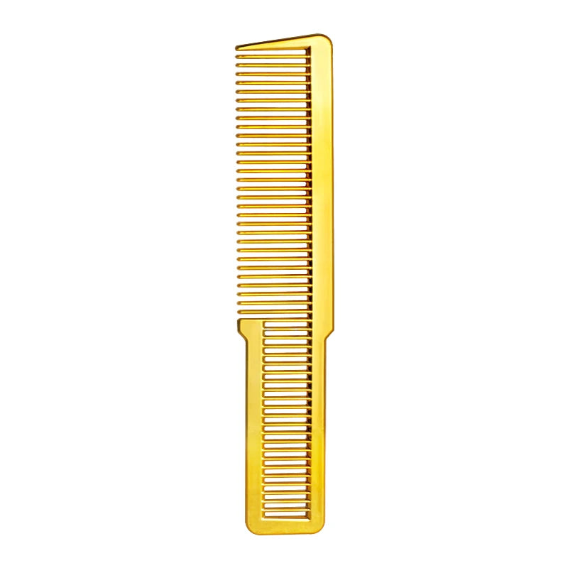 Professional Electroplated Clipper Comb 3 Colors Barber Comb Stylist Styling Tool Accessories Salon Anti-static Hair Cut Comb