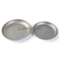 Ultralight Titanium Bowl Pan Plate Dish 22cm 18.5cm Round Plate Outdoor Camping Portable Tableware for Backpacking & Camping