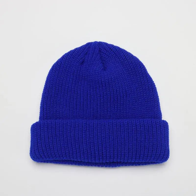 Winter Warm Beanies Casual Short Thread Hip Hop Hat Adult Men Female Knitted Skull Cap Elastic Unisex