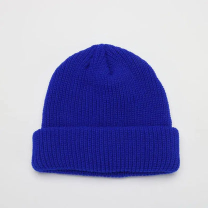 Winter Warm Beanies Casual Short Thread Hip Hop Hat Adult Men Female Knitted Skull Cap Elastic Unisex