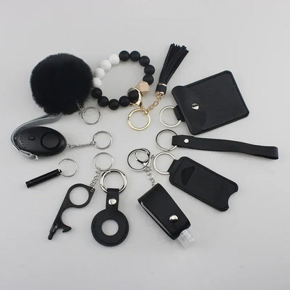 Self Defense Keychain for Women - Personal Safety Alarm with LED Light & Emergency Whistle | Protective Security Accessories