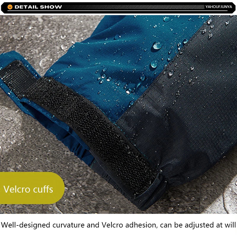 Winter Men Triple Windbreak Thick Warm Removable Hooded Jacket Men Autumn Hiking Outdoor Travel Camping Skiing Jacket Coat Male