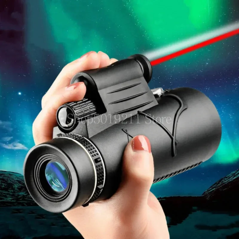 50x60 HD Zoom Powerful Monocular Telescope Bak4 Portable Binoculars Long Range Telescope Hunting Camping Hunting