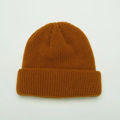 Winter Warm Beanies Casual Short Thread Hip Hop Hat Adult Men Female Knitted Skull Cap Elastic Unisex