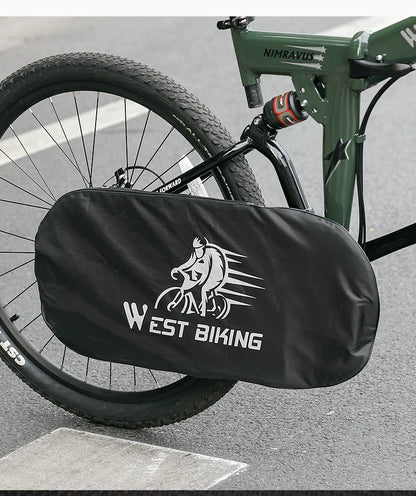 WEST BIKING Bicycle Chain Protector Cover Waterproof Dustproof MTB Road Bike Chainwheel Protection Cover Cycling Equipment