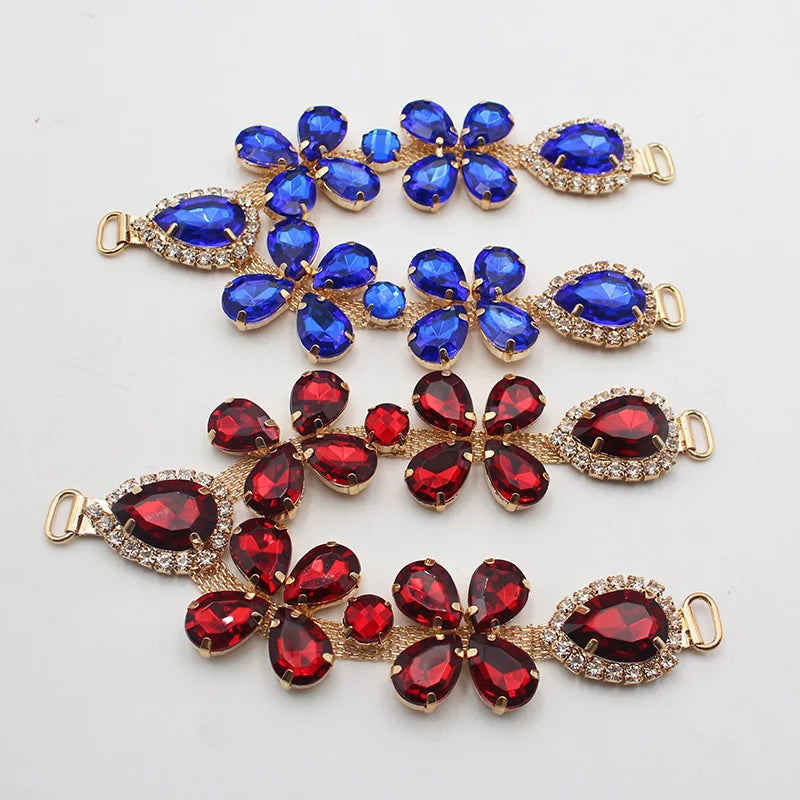1 pcsOf Fashionable Rhinestone Metal Slipper Chains And Bread Shoes Bikini Women's Shoes Metal Slippers Women's Open Toe