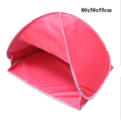 Beach Headrest Sunshade Tent UV-protecting Sunshelter Automatic Opened Portable Outdoor Camping Sunshade Tent For Adults Kids