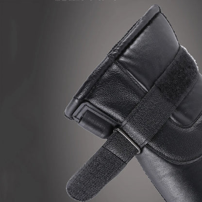 Heated Full Finger Mittens Touch Screen USB Warm Hand Heating Gloves Windproof Constant Temperature for Skiing Riding Hiking