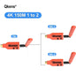 4K Wireless HDMI Extender 1x2 Splitter Video Transmitter and Receiver Display Adapter for DVD Camera Laptop PC To TV Projector