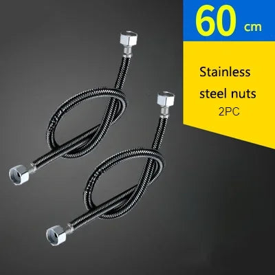 Double Hole Basin Faucets Bathroom Cold and Hot Mixing Tap 2 Modes Nozzle Faucet Sink Basin 360° Rotation Mixing Valve