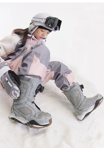 VECTOR Professional Women Man Ski Shoes Warm Waterproof Snowboard Boots Non-slip Leather Breathable Snow Ski Boots Ski Equipment