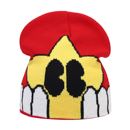 Bocca Beanie Y2K Knitting Hat For Men Women Warm Winter Autumn Letter Cartoon Streetwear Knitting Cap Hip Hop Gorras New Fashion