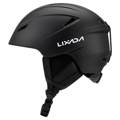 Ski Helmet Integrated Warm Snow Sports Helmet Adjustable Lightweight Comfortable Winter Snowboard Helmet with 14 Air Vent Holes