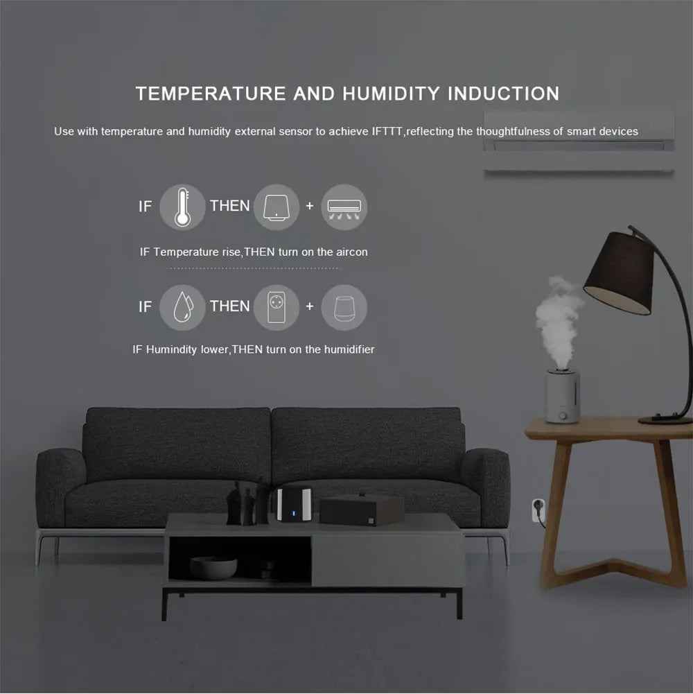 BroadLink RM4 BestCon RM4C mini Wi-Fi Smart Universal Remotefor Air Conditioner TV Voice Control with Google Home & Alexa HUB