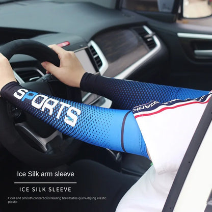 UV protection arm cooling sleeve for sports - stay cool and protected while running, fishing, cycling