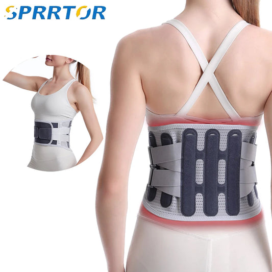 Lumbar Support Belt Adjustable Lumbar Brace Scoliosis Fitness Weight Lifting Squatting Hard Pulling Belt Abdominal Muscle
