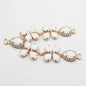 1 pcsOf Fashionable Rhinestone Metal Slipper Chains And Bread Shoes Bikini Women's Shoes Metal Slippers Women's Open Toe