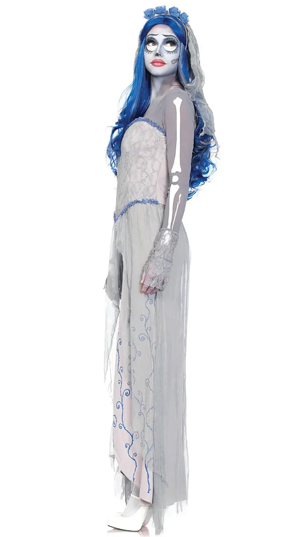 Dress for Female Devil Cosplay Party Devil Corpse Bride Costumes Halloween Women Scary Vampire Costume Clothes Witch Dresses \
