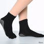 Women Colorful Yoga Socks Non-Slip Ladies Dance Socks Cotton Healthy Sports Five-toed Socks