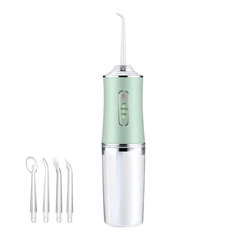 Xiaomi Portable Electric Dental Water Flosser Oral Irrigator Dental Bed Sprinkler Jet Toothpick 4 Nozzle Mouth Washing Machine