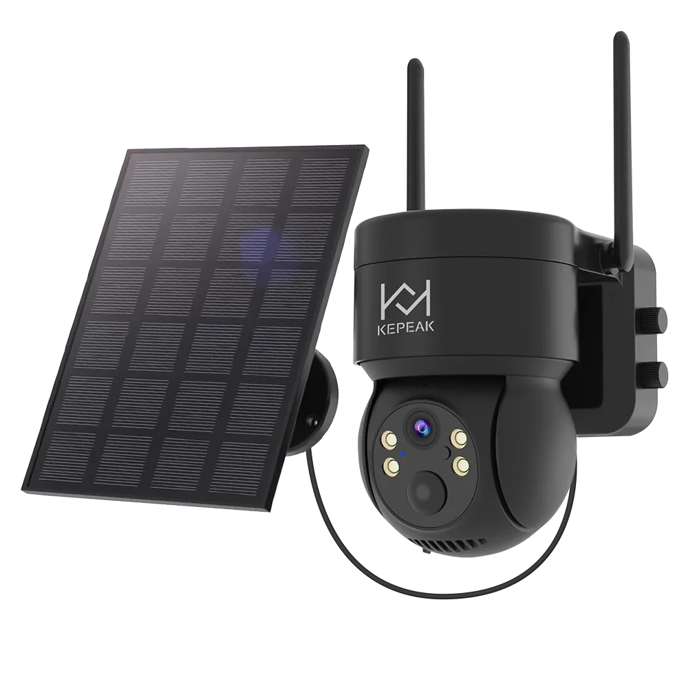 Built-in Battery Outdoor Wireless Solar IP Camera  WiFi PTZ 1080P Video Surveillance Long Time Standby Waterproof