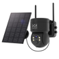 Built-in Battery Outdoor Wireless Solar IP Camera  WiFi PTZ 1080P Video Surveillance Long Time Standby Waterproof