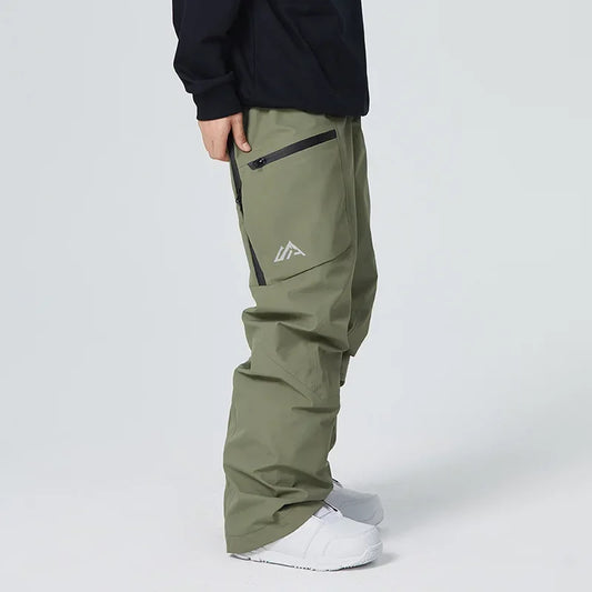 Snow Trousers 2025 Outdoor Sports Snowboard Wear Winter Warm Loose Ski Pants Windproof Waterproof Skiing Pants Women Men Clothes