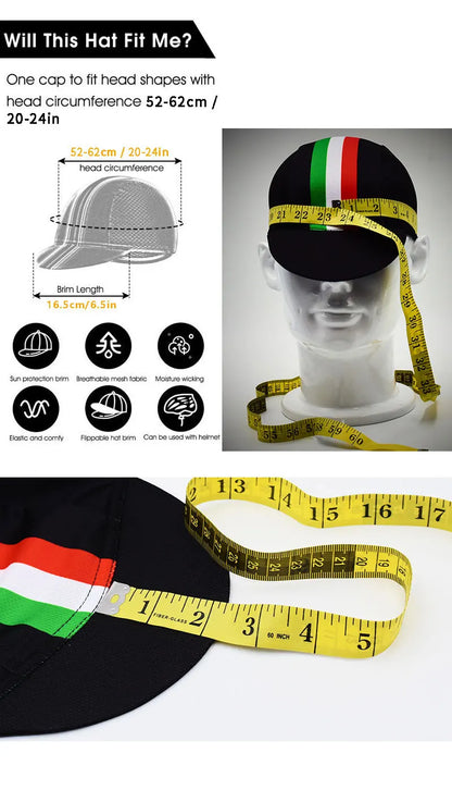 Classic Summer Cycling Cap, Essential Hat for Bicycle Sport, Eight Colors to Choose from