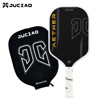 JUCiAO Gen4 Thermoformed T700 Raw Carbon Fiber Pickleball Paddle For Power & Spin (16MM)