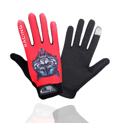 Fitness Long Fingered Unisex Mountain Bike Gloves Riding Mtb Cycling Gloves Motocross Gloves Bike Gloves Motorcycle Gloves