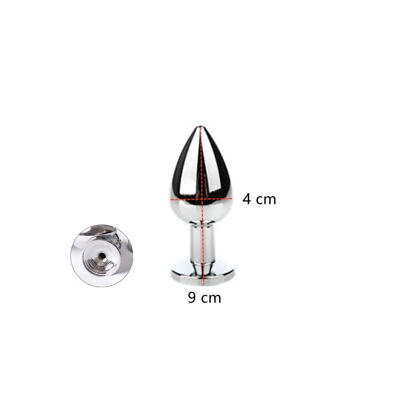 Exotic Anue Plug Toys with Separable Fox Tail Metal Butt Plug for Couple Women Anal Games Rabbit Cosplay Special Accessories
