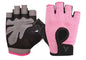 Pink Half Finger Gloves Women Breathable Mesh Non Slip Female Gym Gloves Quick Off Weight Lifting Grip Gloves