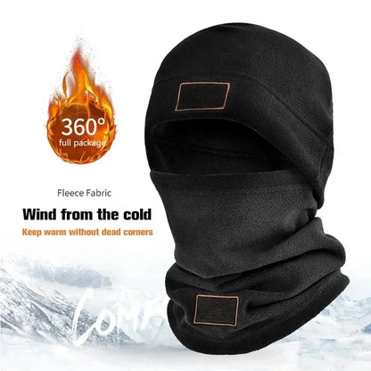 Winter Men Face Mask Neck Warmer Polar Coral Fleece Balaclava Beanies Thermal Head Cover Sports Ski Caps Warm Sets Accessories