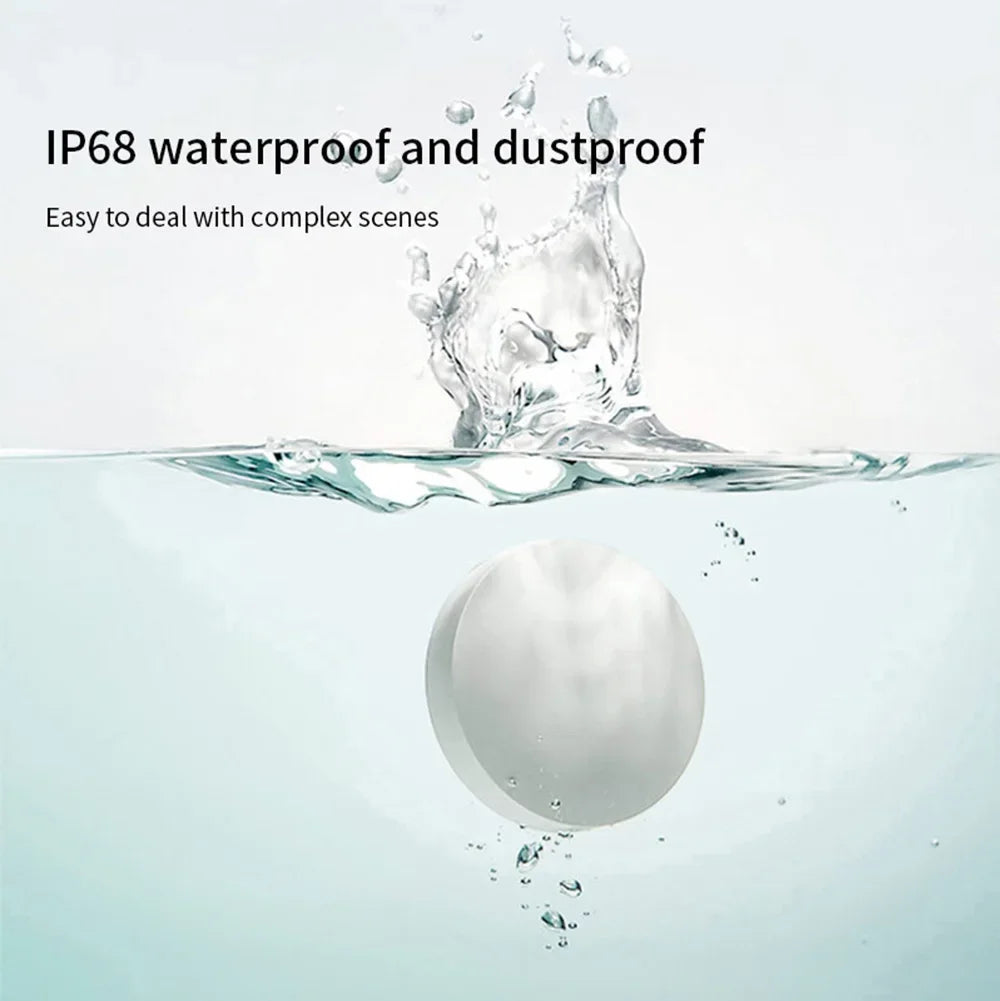 Tuya Zigbee 2mqtt Water Immersion Sensor Smart Life Leakage Sensor Water Linkage Alarm App Remote Monitoring Water Leak Detector