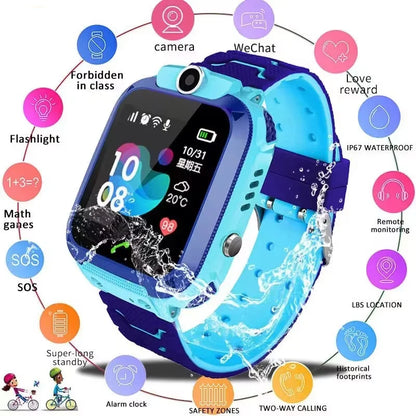VIVO Kids 4G Smart Watch Sim Card Call Child SmartWatch SOS GPS Location Tracker Camera Waterproof Watch Gift For Ios Android