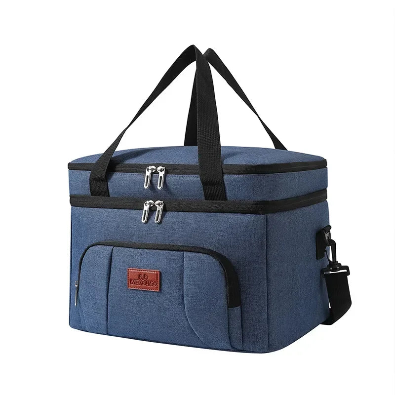 Thickened Freezer Bag High-Quality Insulated Lunch Bag Tactical Ice Bag Portable For Traveling Hiking Beach Trips