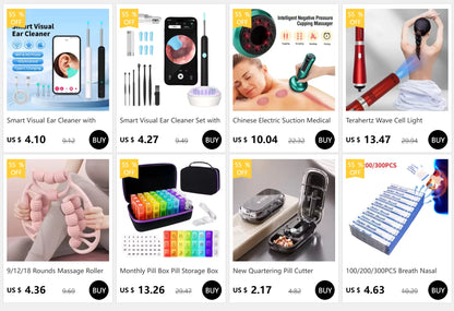 1-9pcs/Set Visual Ear Cleaner with Camera Ear Sticks USB Charging Ear Wax Removal Tool WIFI Connection 6 LED Lights Earpick