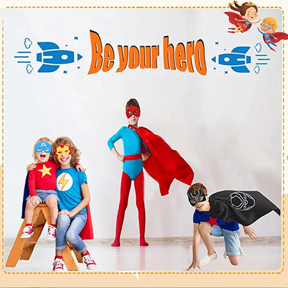 Superhero Capes for Kids 3-10 Year Old Boy Gifts Boys Cartoon Dress Up Costumes Party Supplies Easter Gifts