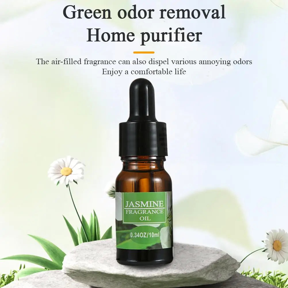 10ml Natural Plant Aromatherapy Oil 9 Flavors Essential Oils for Aroma Diffuser Air Humidifier Lavender Jasmine Sandalwood